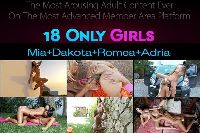 18 ONLY GIRLS Mia+Dakota+Romea+Adria
