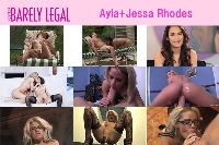 BARELY LEGAL Ayla+Jessa Rhodes